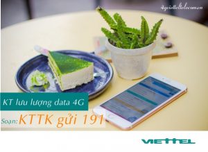 Cách kiểm tra lưu lượng data các gói 4G mạng Viettel miễn phí