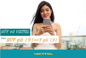 Hướng dẫn hủy gói 4G Viettel nhanh nhất