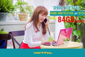 Đăng ký gói D900 Viettel nhận 84GB data trọn gói 1 năm