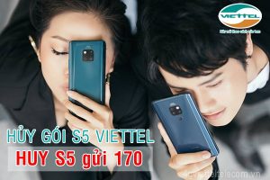 Hủy gói cước S5 mạng Viettel trong tích tắc với 1 tin nhắn