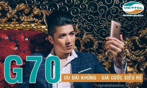 Đăng ký gói G70 Viettel gọi miễn phí, nhận 200SMS và 2,5GB lưu lượng