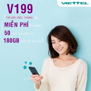 Lướt web tẹt ga với 6GB/ ngày từ gói V199 mạng Viettel
