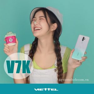 Hướng dẫn đăng ký gói V7K Viettel nhận 70 phút 350MB chỉ 7,0000đ