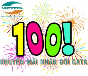 HOT: Viettel khuyến mãi tặng 100% lưu lượng 4G tháng 12/2020