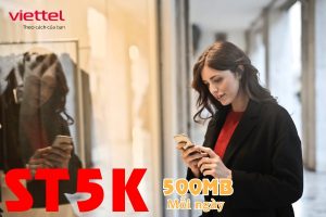 Hướng dẫn đăng ký gói ST5K Viettel nhận 500MB/ ngày chỉ 5K