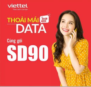 Lướt web tẹt ga khi đăng ký gói SD90 Viettel có 45GB data