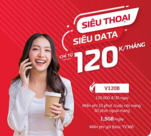 Hướng dẫn đăng ký gói V120B Viettel ưu đãi 1.5GB/ ngày, free thoại chỉ 120,000đ