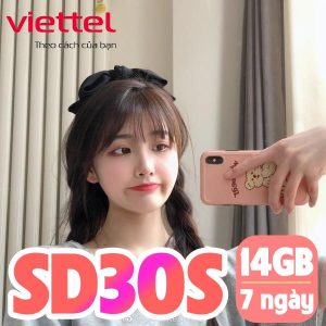 Hướng dẫn đăng ký gói SD30S Viettel nhận 2GB dùng môi ngày chỉ 30k